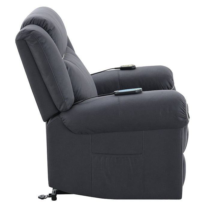 Domana Power Recliner w/Lift & Heating & Massage - Image 4