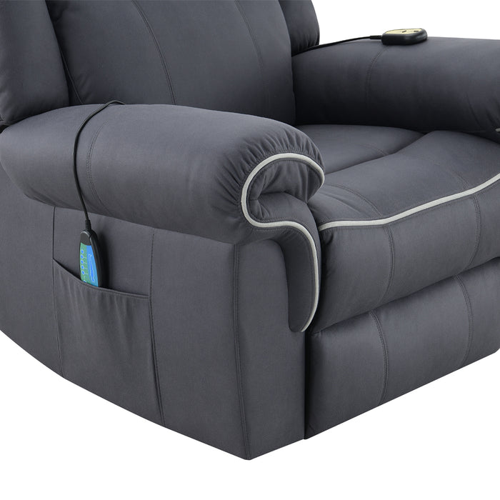 Domana Power Recliner w/Lift & Heating & Massage - Image 9
