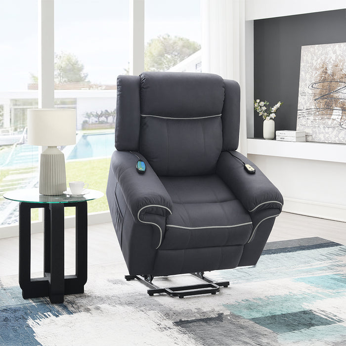 Domana Power Recliner w/Lift & Heating & Massage - Image 13