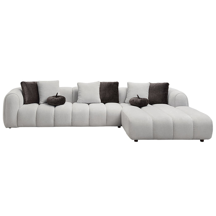 Manilla Sectional Sofa w/8 Pillows - Image 3