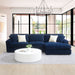 Breton Sectional Sofa w/4 Pillows