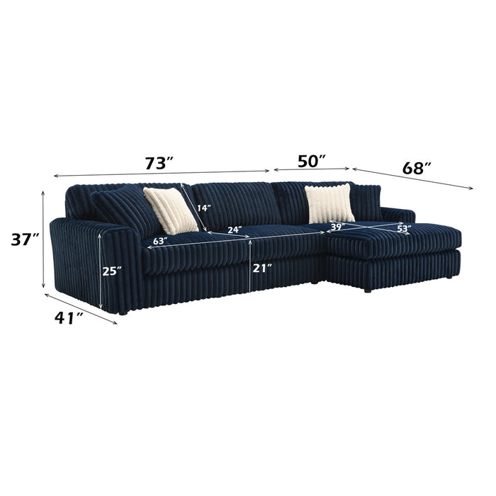 Breton Sectional Sofa w/4 Pillows - Image 6