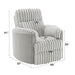 Emee Glider Recliner  W/Swivel - Image 12