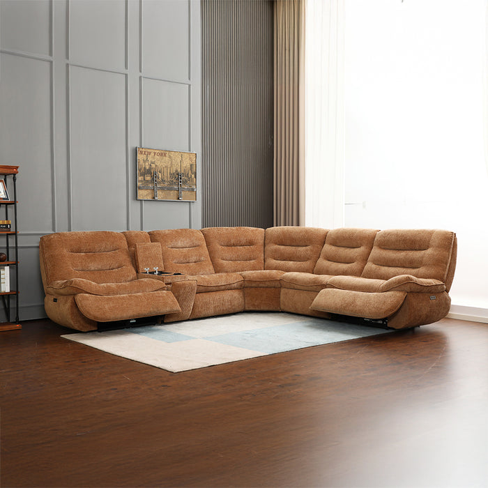 Emmy Power Motion Sectional Sofa w/USB Port - Image 4