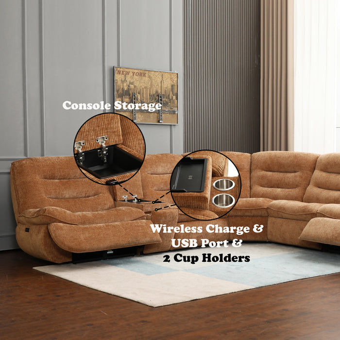 Emmy Power Motion Sectional Sofa w/USB Port - Image 19