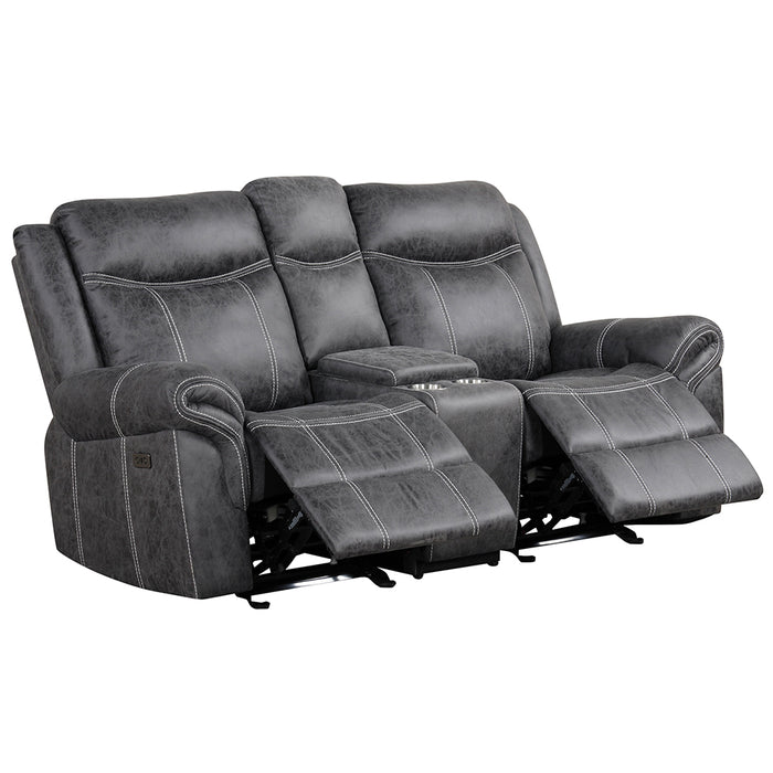 Zubaida Power Motion Loveseat w/USB Port - Image 2