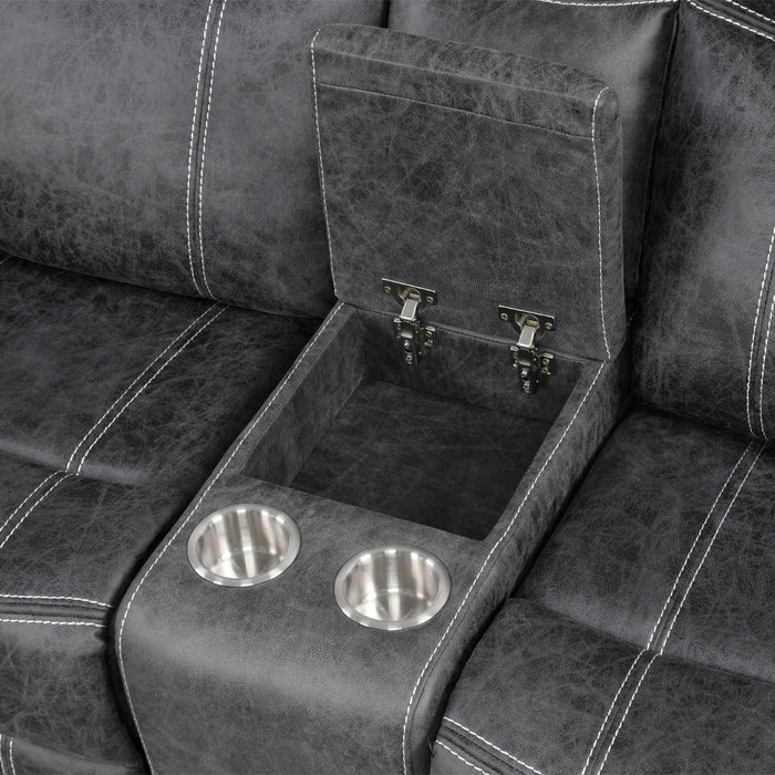 Zubaida Power Motion Loveseat w/USB Port - Image 6