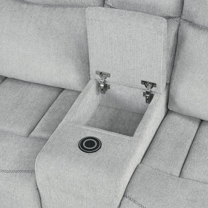 Galya Motion Loveseat w/Console - Image 7