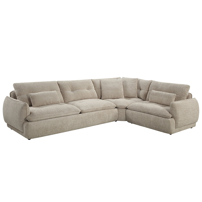 Jonina Sectional Sofa w/4 Pillows - Image 2