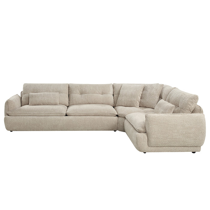 Jonina Sectional Sofa w/4 Pillows - Image 3