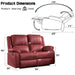 Zuriel Motion Loveseat - Image 4