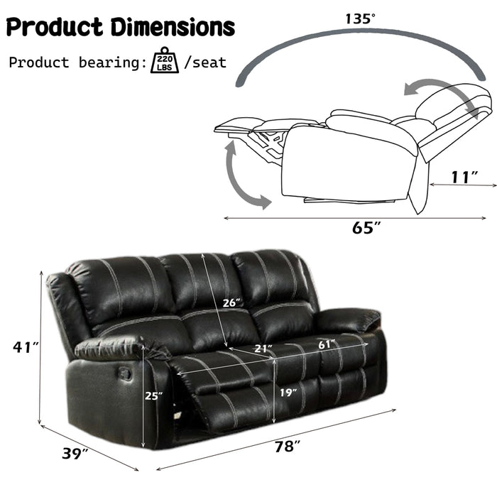 Zuriel Motion Sofa - Image 4