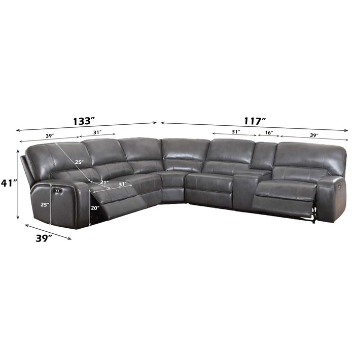 Saul Power Motion Sectional Sofa - Image 7