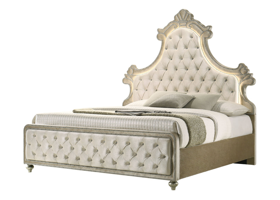 Lucienne Eastern King Bed w/LED - Image 7
