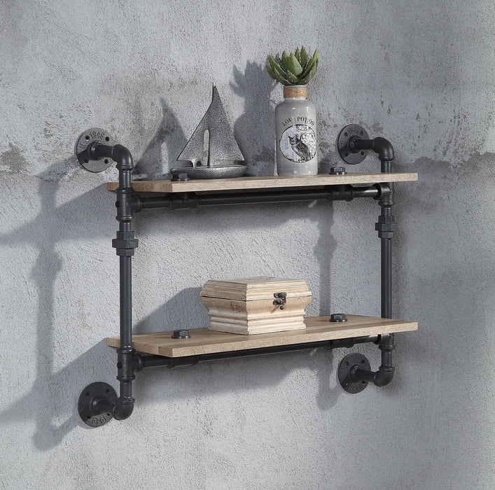 Brantley Wall Rack w/2 Shelves - Image 9