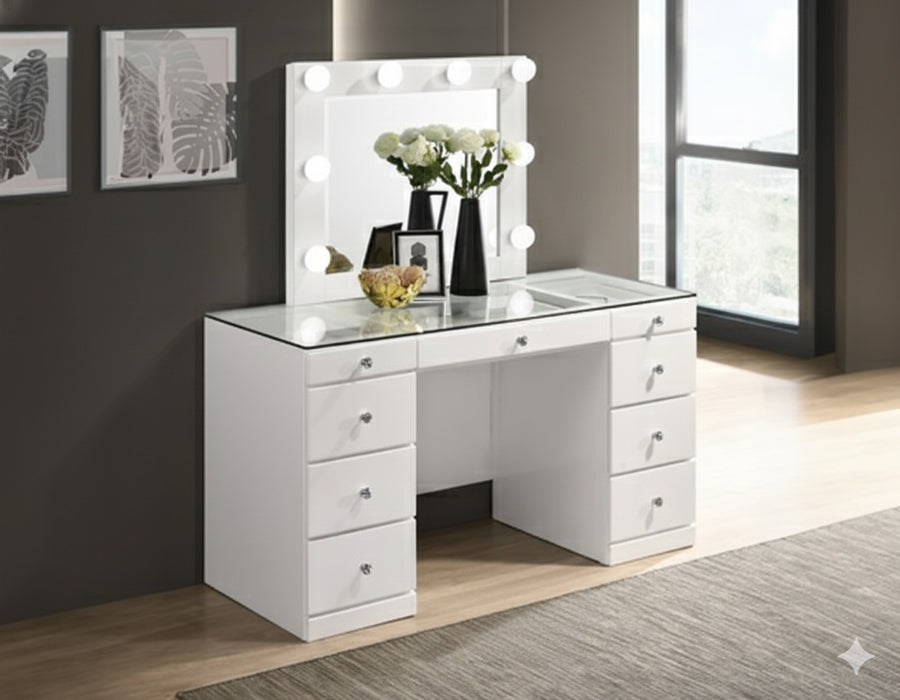Avery Vanity Set in White