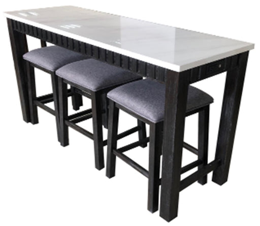 Necalli 4Pc Pack Counter Height Table Set - Image 2