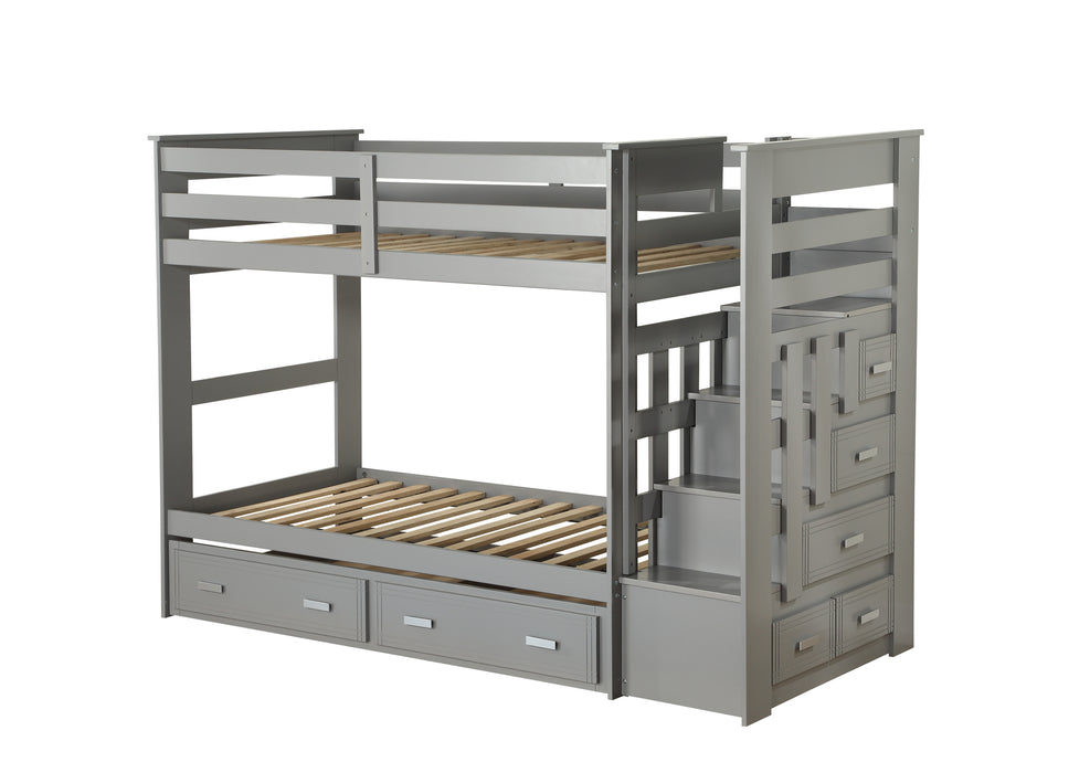Allentown Bunk Bed (T/T) w/Trundle &Storage - Image 5