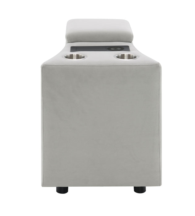 Emee Console w/USB Port , Cup Holder & Wireless Charge - Image 2