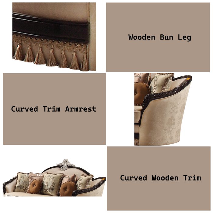 Ernestine Sofa w/7 Pillows - Image 5