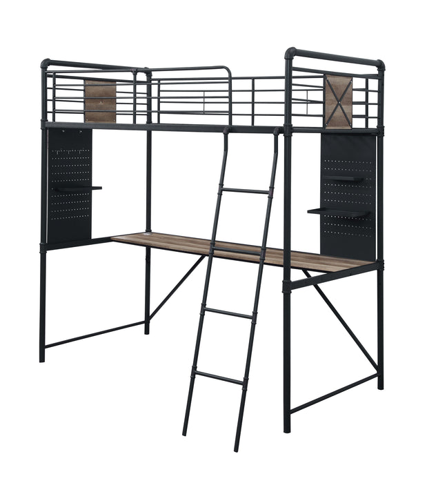 Cordelia Twin Loft Bed w/Desk - Image 6