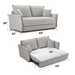 Oran Sofa w/Sleeper, Storage & 2 Pillows - Image 20