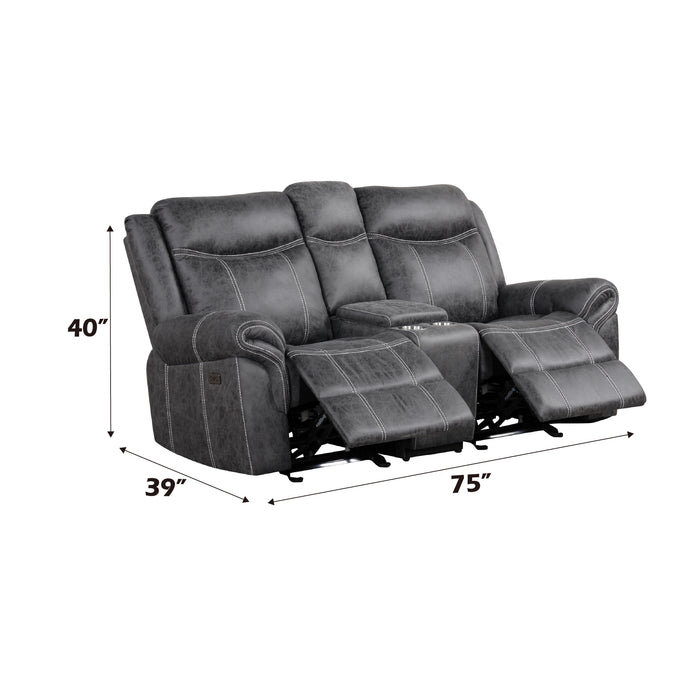 Zubaida Power Motion Loveseat w/USB Port - Image 16