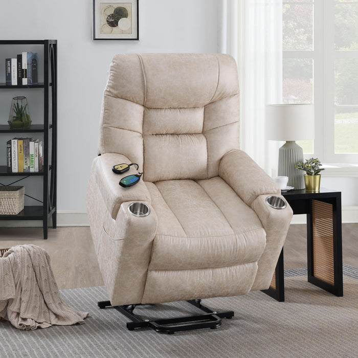 Nairi Power Recliner w/Lift, Heating & Massage - Image 26