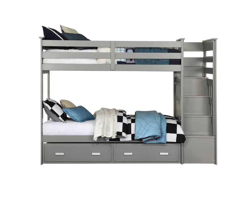 Allentown Bunk Bed (T/T) w/Trundle &Storage - Image 6