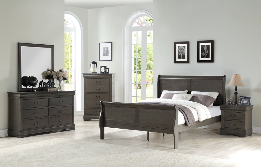 Louis Philippe Eastern King Bed - Image 11