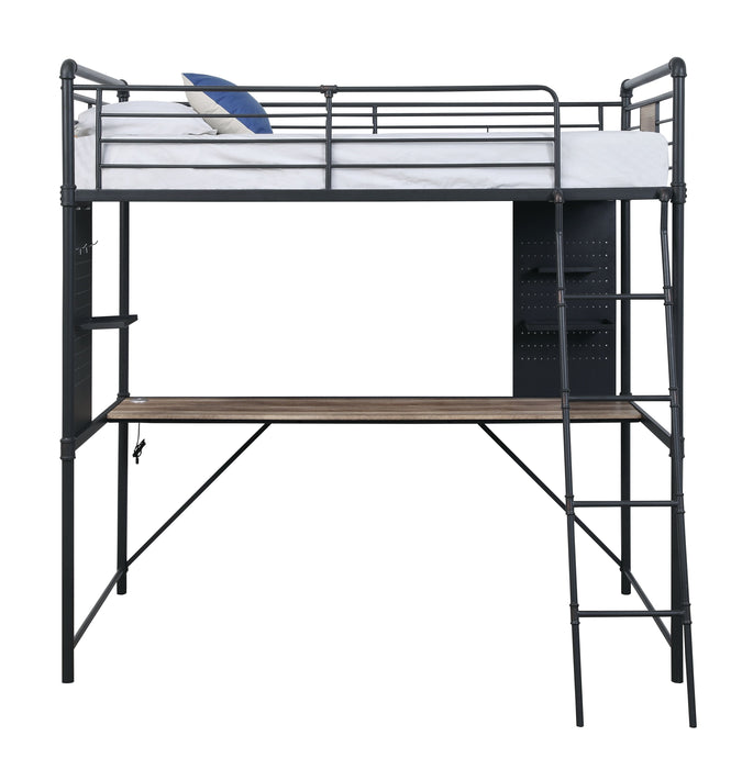 Cordelia Twin Loft Bed w/Desk - Image 7
