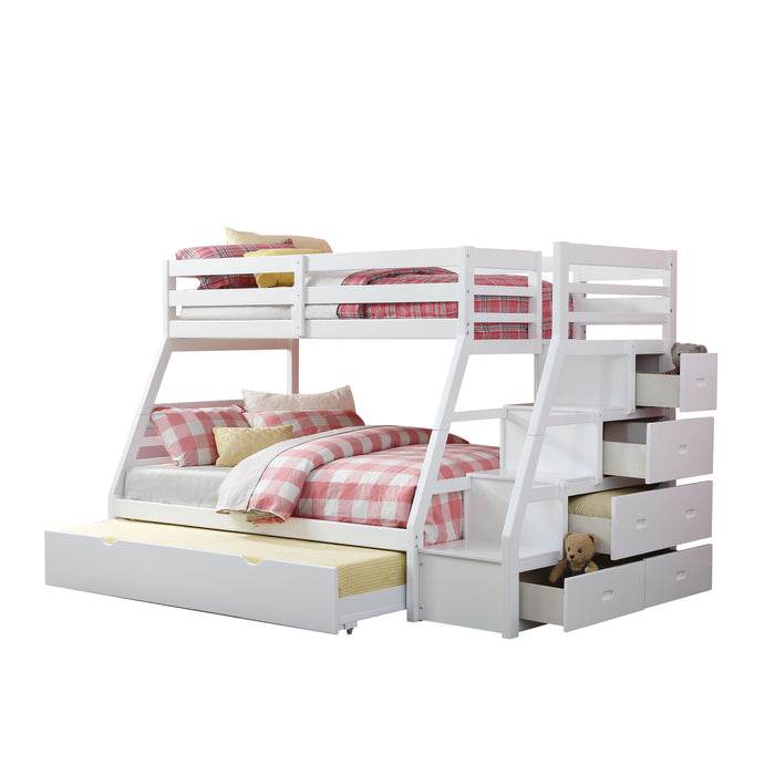 Jason (Storage) Bunk Bed (T/F) w/Trundle (Full) & Storage - Image 9