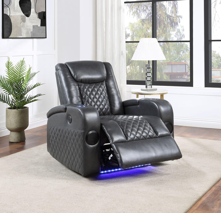 Alair Power Motion Recliner w/Bluetooth Speaker & Cooling Cup Holder - Image 21