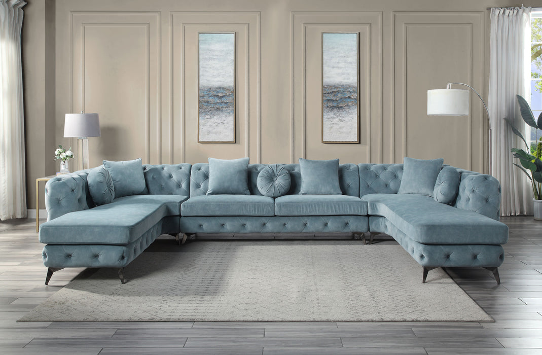 Atronia Sectional Sofa w/7 Pillows - Image 12