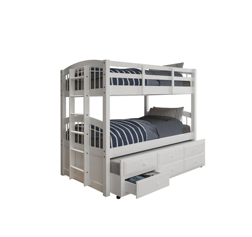 Micah Bunk Bed (T/T) w/Trundle & Storage - Image 2