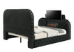 Kana Eastern King Bed w/LED, Fireplace & TV Cabinet - Image 12