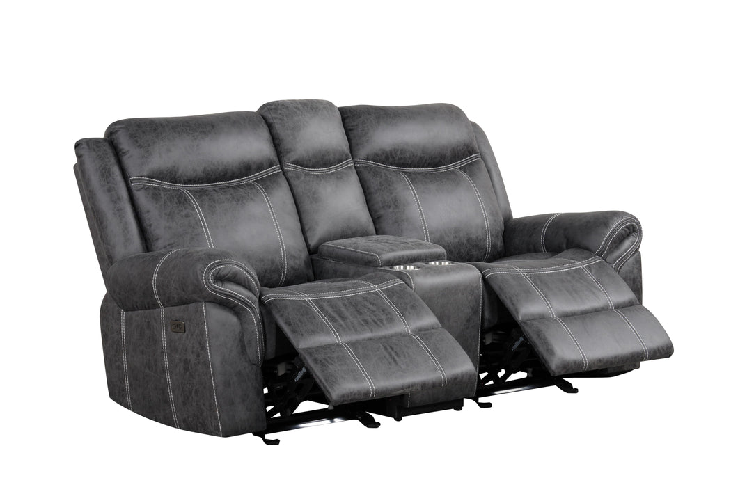 Zubaida Power Motion Loveseat w/USB Port - Image 11