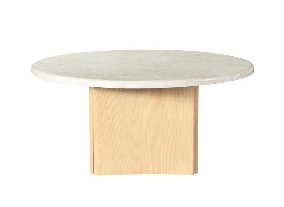 Qwin Coffee Table w/Natrual Marble Top - Image 10