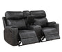 Hirah Motion Loveseat w/Console & USB Port - Image 12
